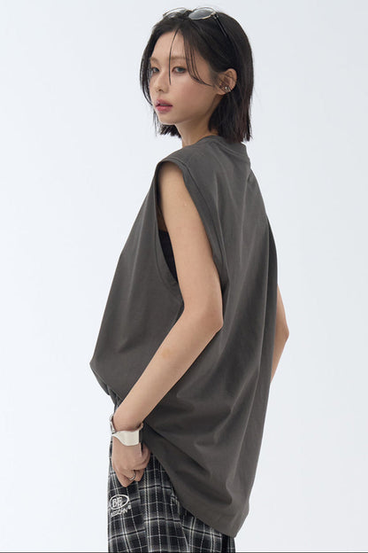 夏用ユニセックスタンクトップ マッスル