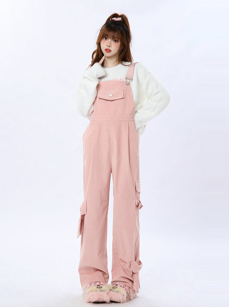 Cord-Overall mit Bändern