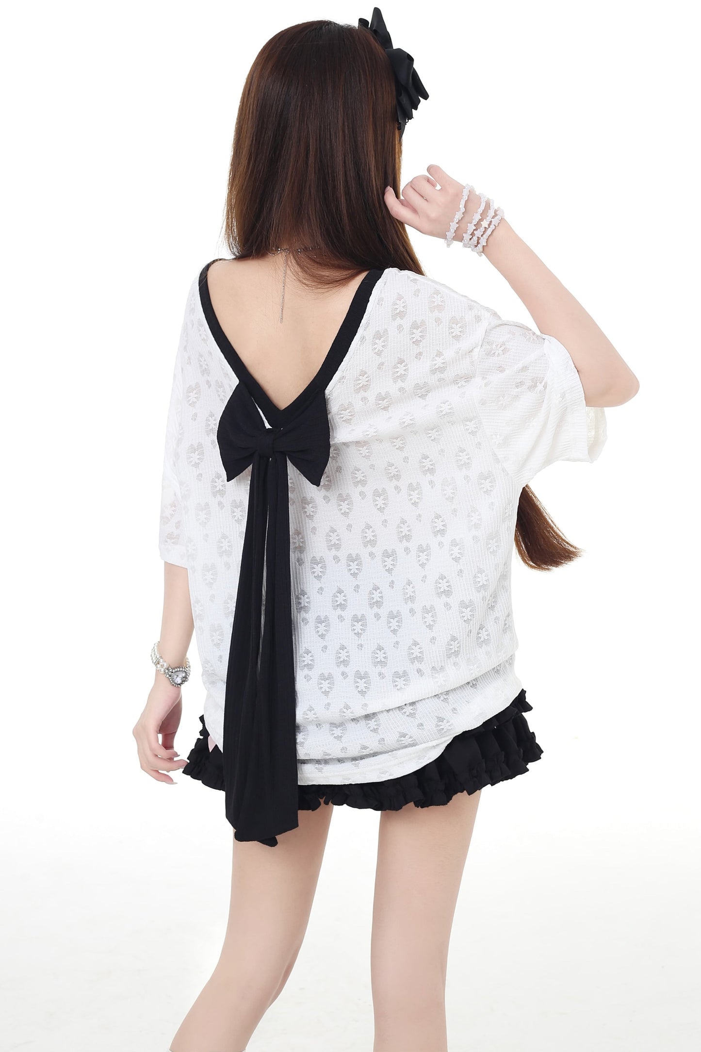 Tops Ribbon Bag Sheerless