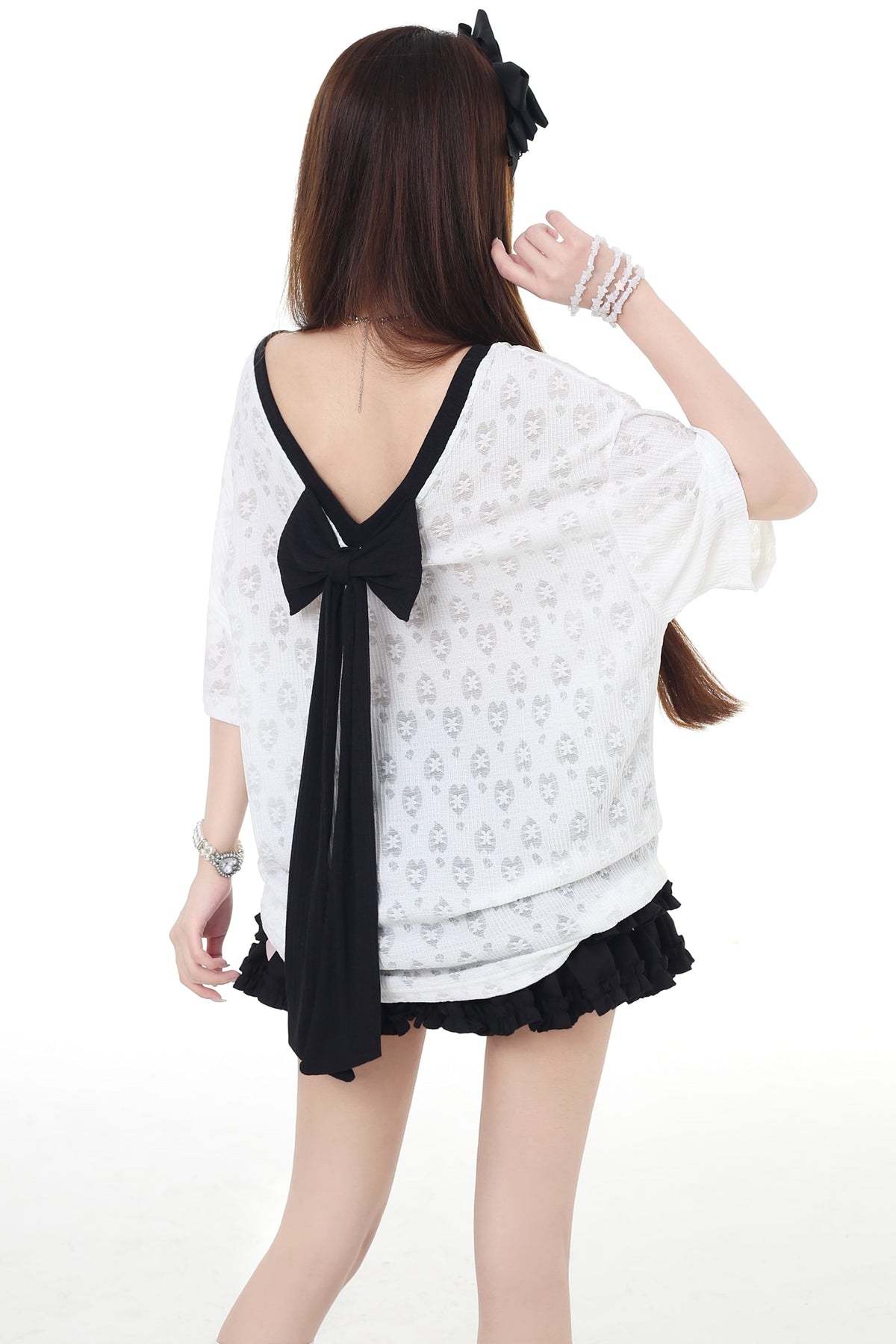 Tops Ribbon Bag Sheerless