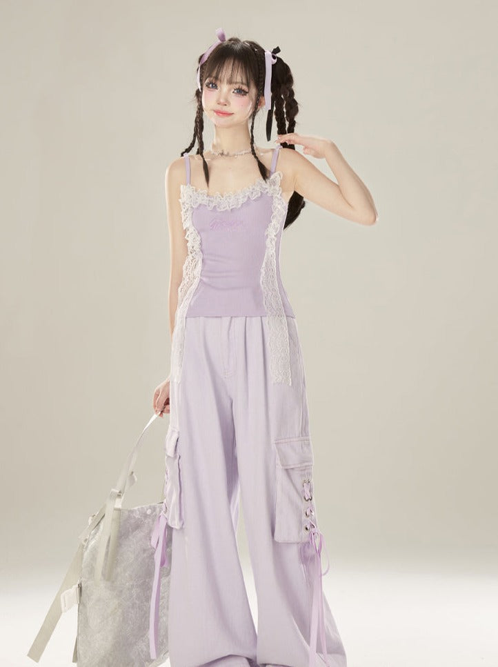 Camisole Lace Purple