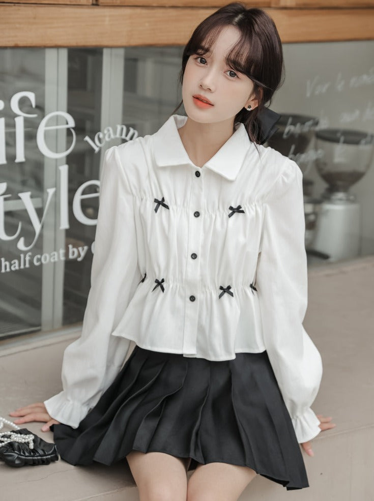 Blusenband Kurz Raffung