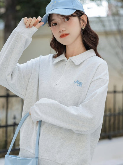 Freizeit-Poloshirts im College-Stil