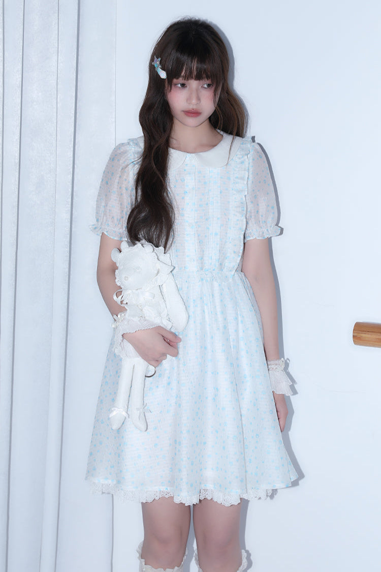 Flower Doll Dress Sheer Ecosta