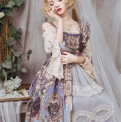 Lolita Princess Innerwear – Off-Shoulder Lace Elastic Cuff
