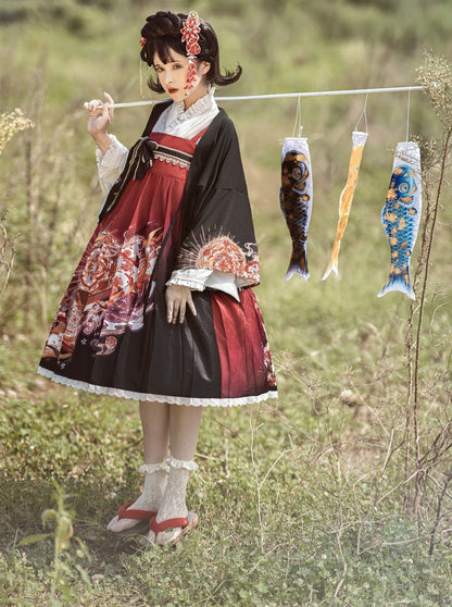 Lolita Japanisches Dunkles Set