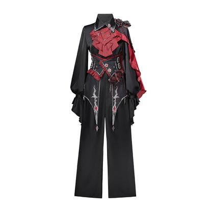 WeiZhiXingChen Crimson Vow Gothic Lolita Set