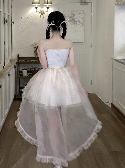 ガーゼスカートプリンセスドレス