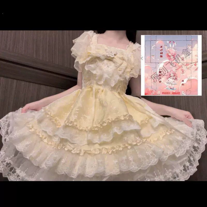Warbler Age Ballet Lolita JSK Suspender Dress