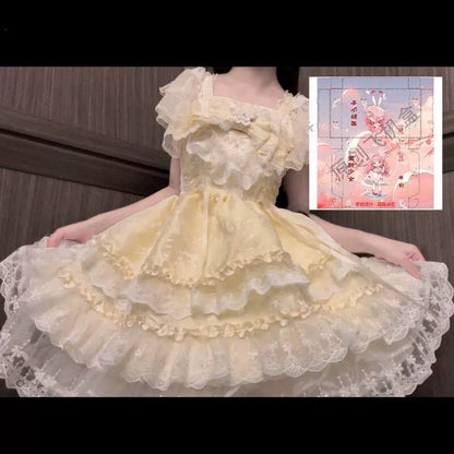 Warbler Age Ballet Lolita JSK Suspender Dress