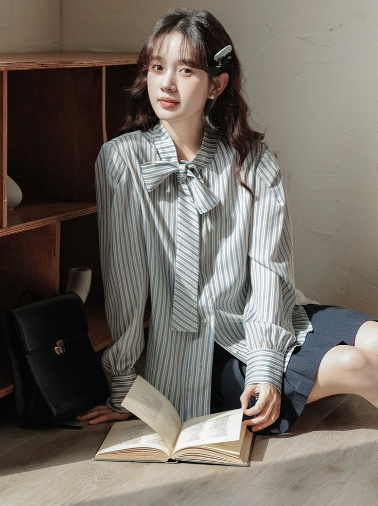 シャツ タイストライプ レトロ