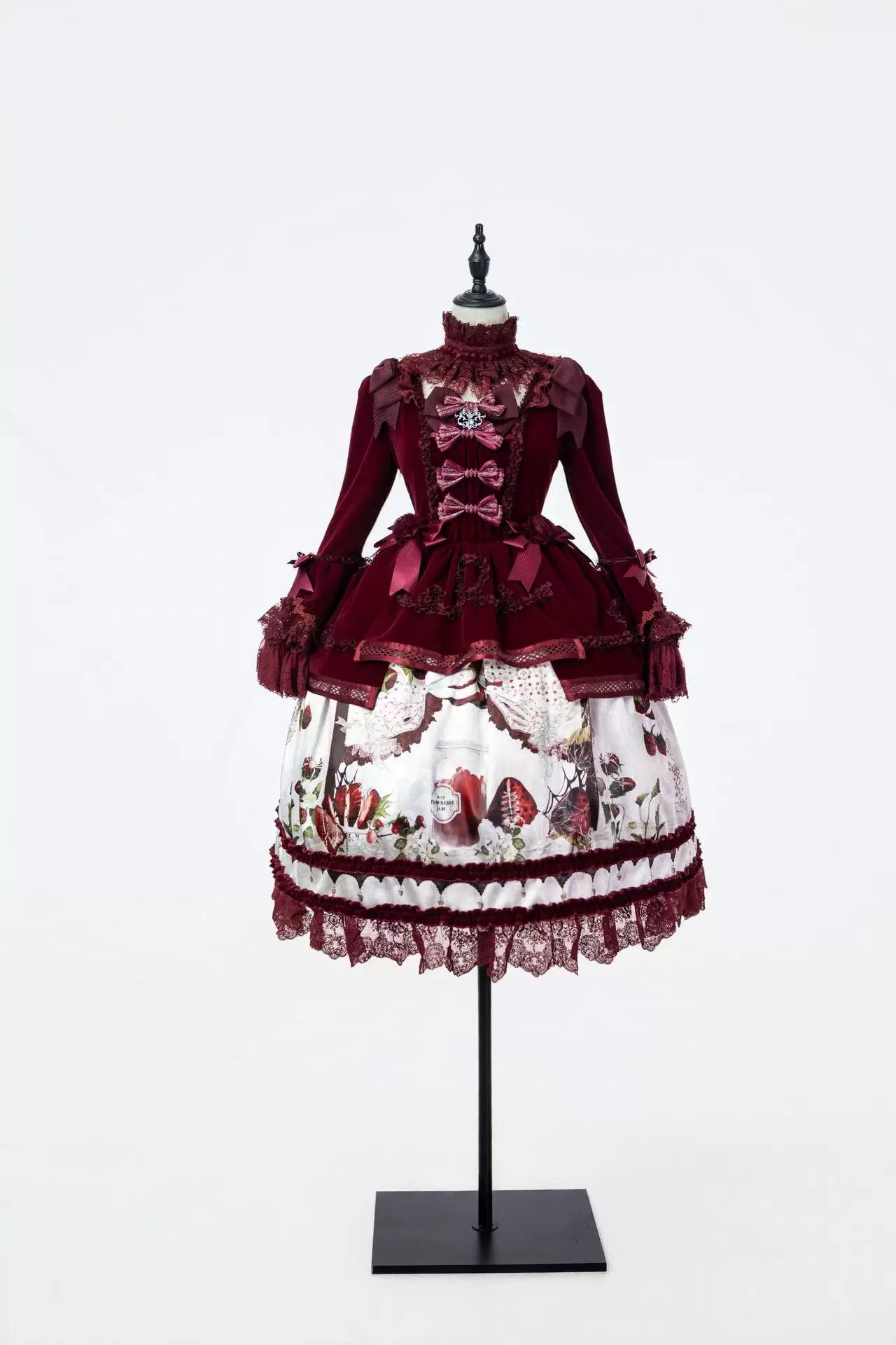 Hunting Monster Strawberry Series – Velvet Lolita Dress / SK / Coat / Top