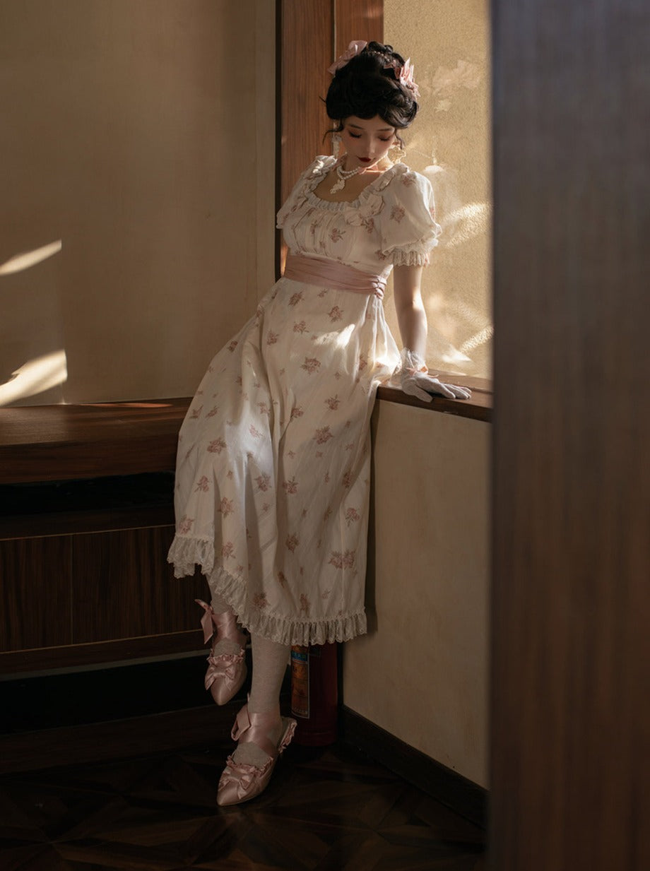 Blooming Antique Group West Ribbon Rory Ta Dress