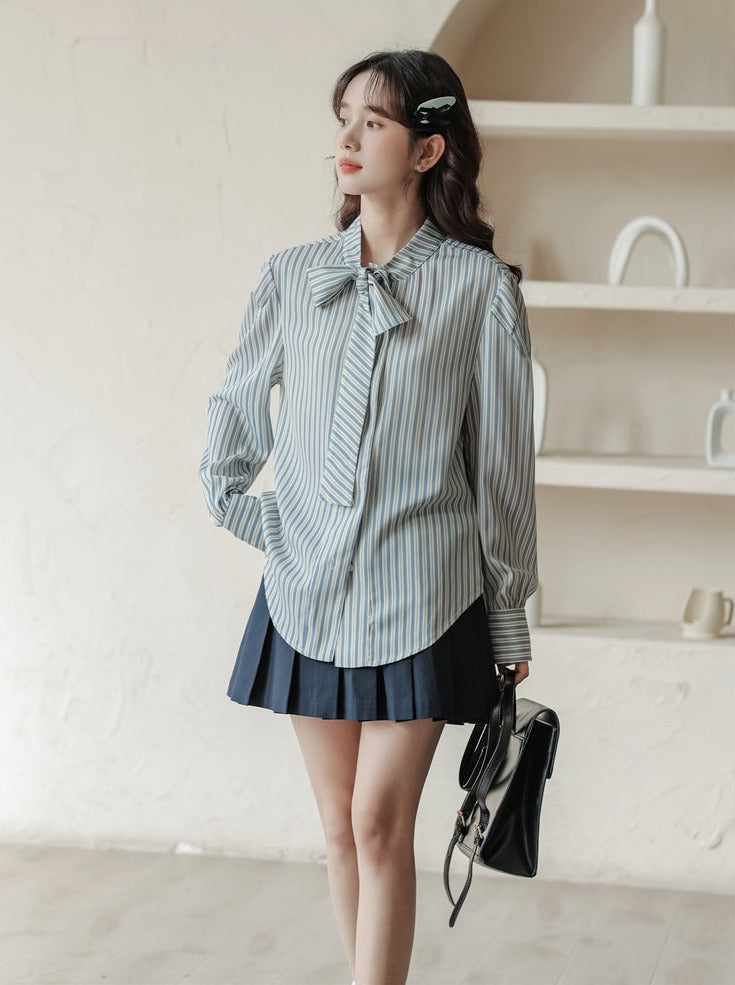 シャツ タイストライプ レトロ