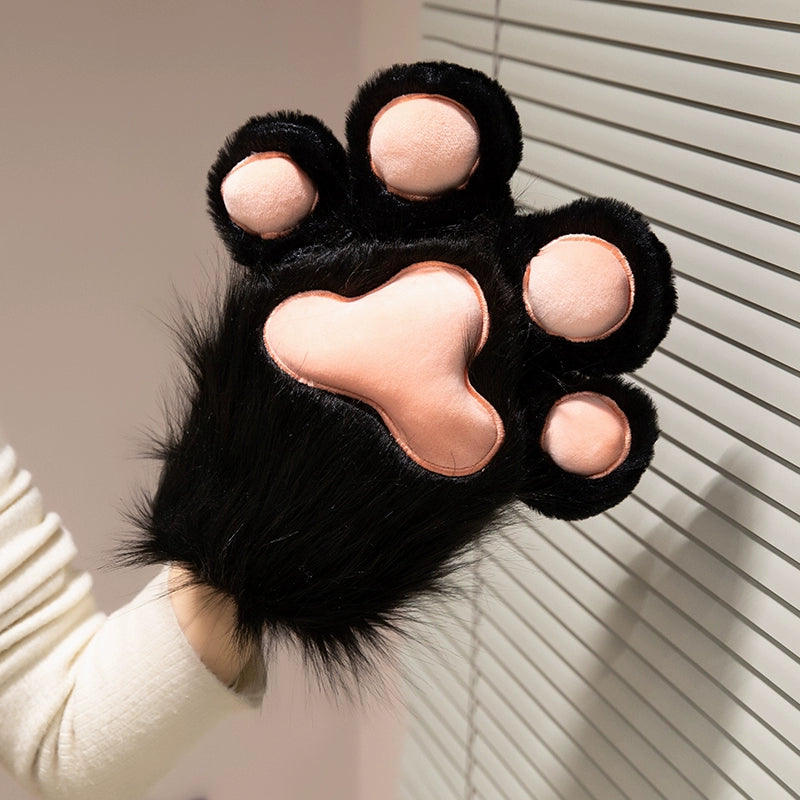 Kawaii Cat Paw Gloves - Anime Cosplay Furry Gloves with Sound Effects