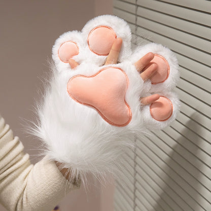 Kawaii Cat Paw Gloves - Anime Cosplay Furry Gloves with Sound Effects