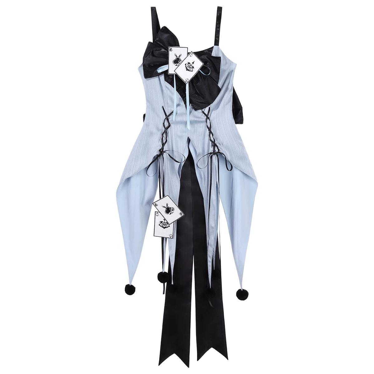 Gothic Lolita Clock Rabbit Card Game Dress Set