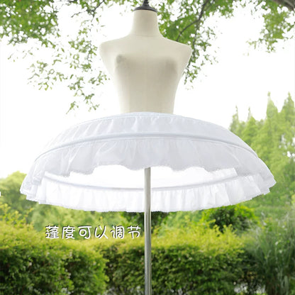 Best Value ! Lolita Petticoat Hoop Skirt - Fishbone Cage Crinoline for Cosplay & Stage Performance