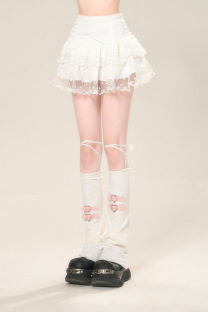 メッシュスカート ウエストAラインハイ