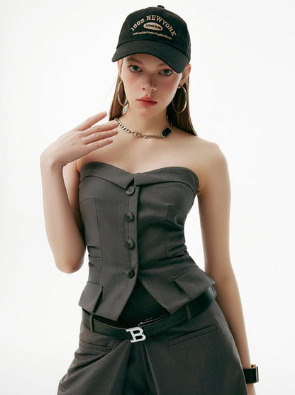 Mode Tube Top Pants Wide