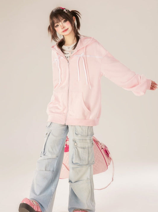 Cargo Denim Blue  Pants Light