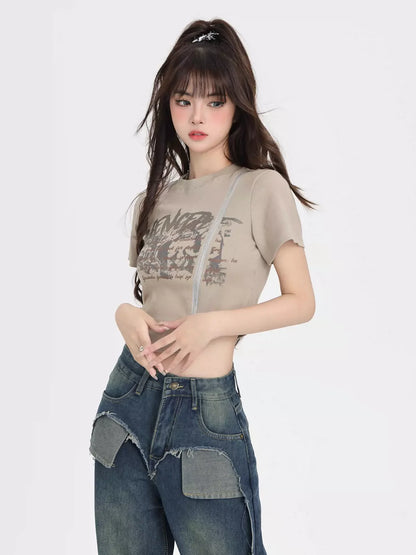 ジップモードTシャツ アメリカンストリート