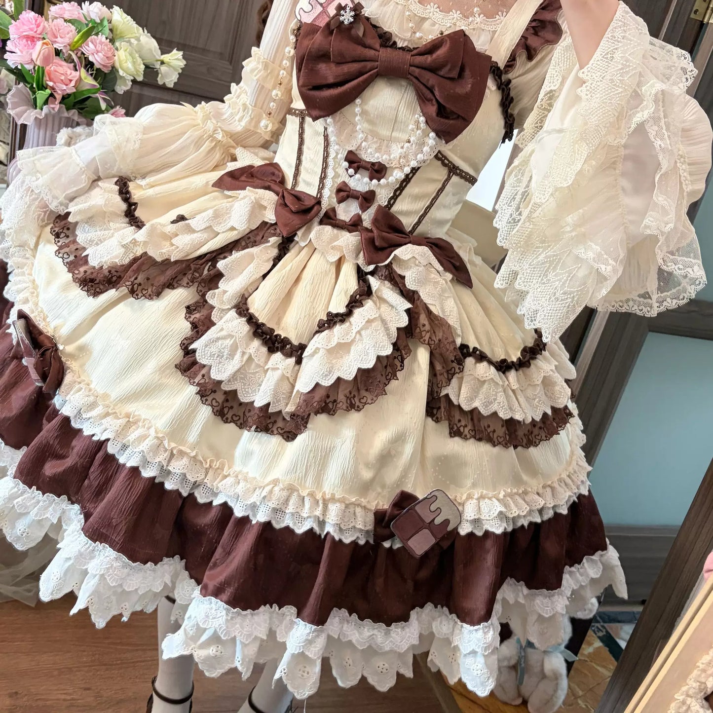 QiaoQiao Foulée Berry Dream Lolita JSK （Pre-Order）