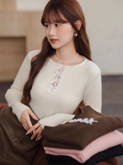 Wollhals, rund, locker, schmal, Top-Design, Band