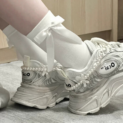 Pearl Heel Chain - Lolita Shoe Accessory DIY Detachable Buckle