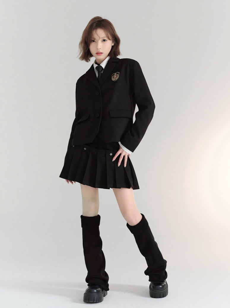 Emblem Jacket College Simple