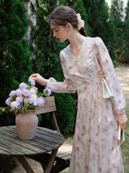 ドレス フラワー レトロ スイート ガーリー