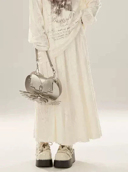 Rock Butterfly Anzug Bluse Style Waystrand Print + Top Swing