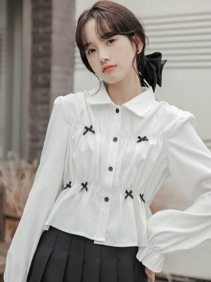 Blusenband Kurz Raffung