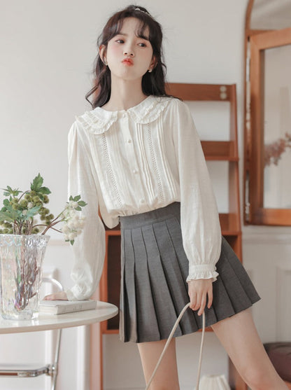 Retro Lace Doll Blouse Collar