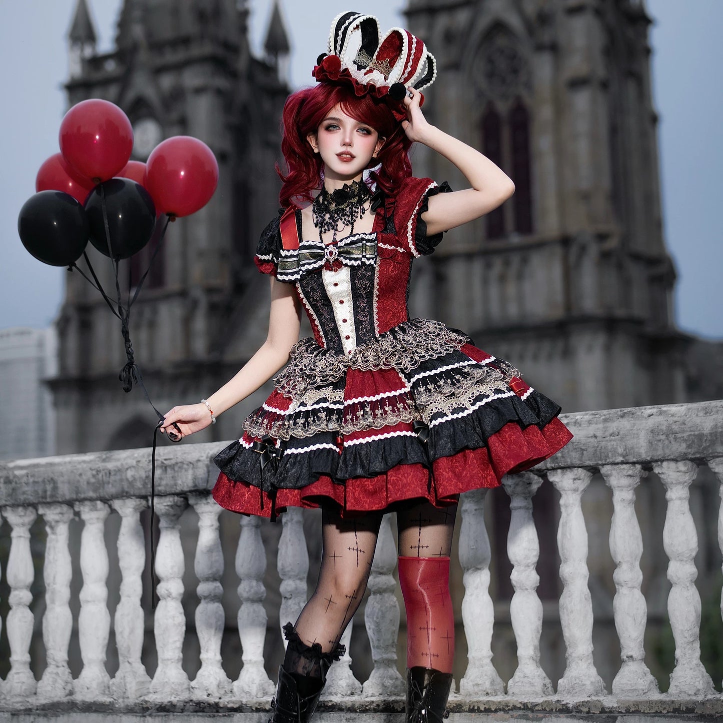 Queen of Hearts Dream Box Lolita JSK – Sweet Gothic Style