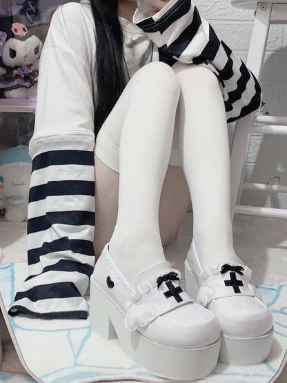 Kaikai Shoes Angel Lace Platform Medical