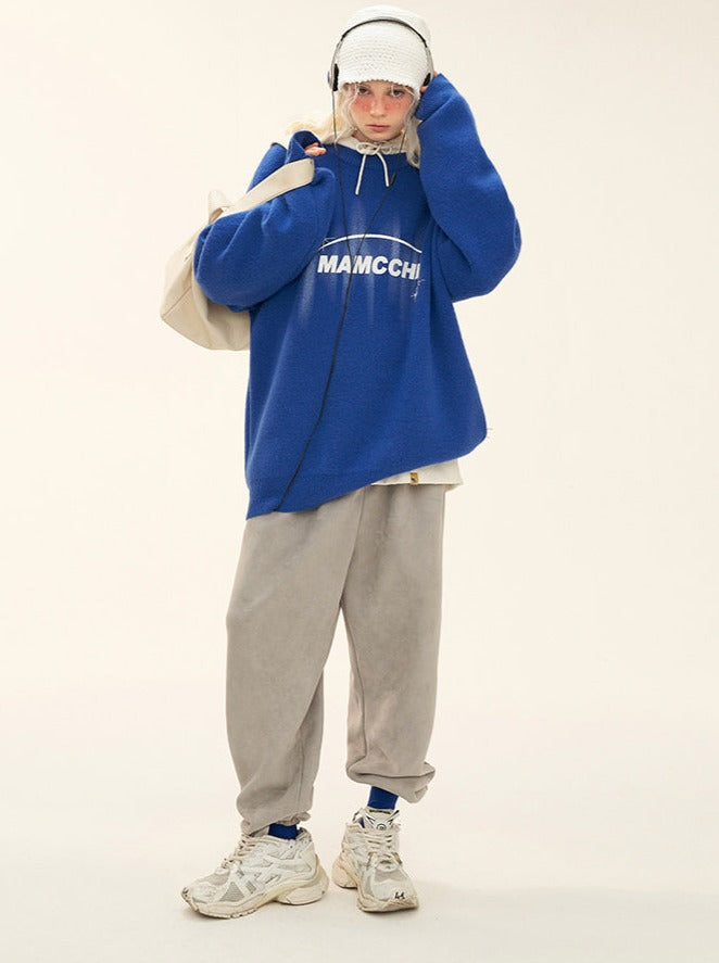 Mode Logo Knit American Over