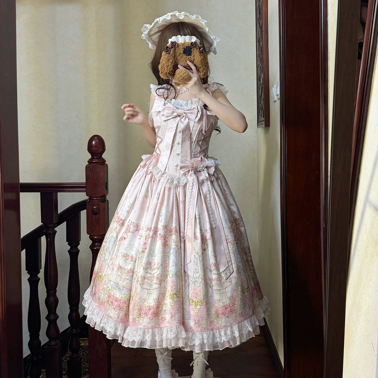Primrose Nocturne Lolita Long SP / Short JSK / Cardigan & Overskirt Set