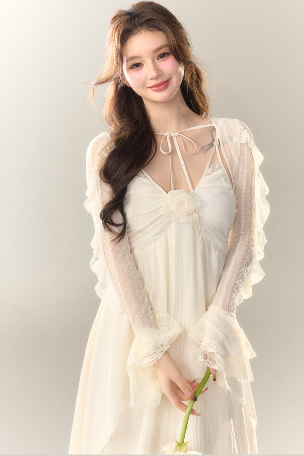 Mondscheinkleid Weiß