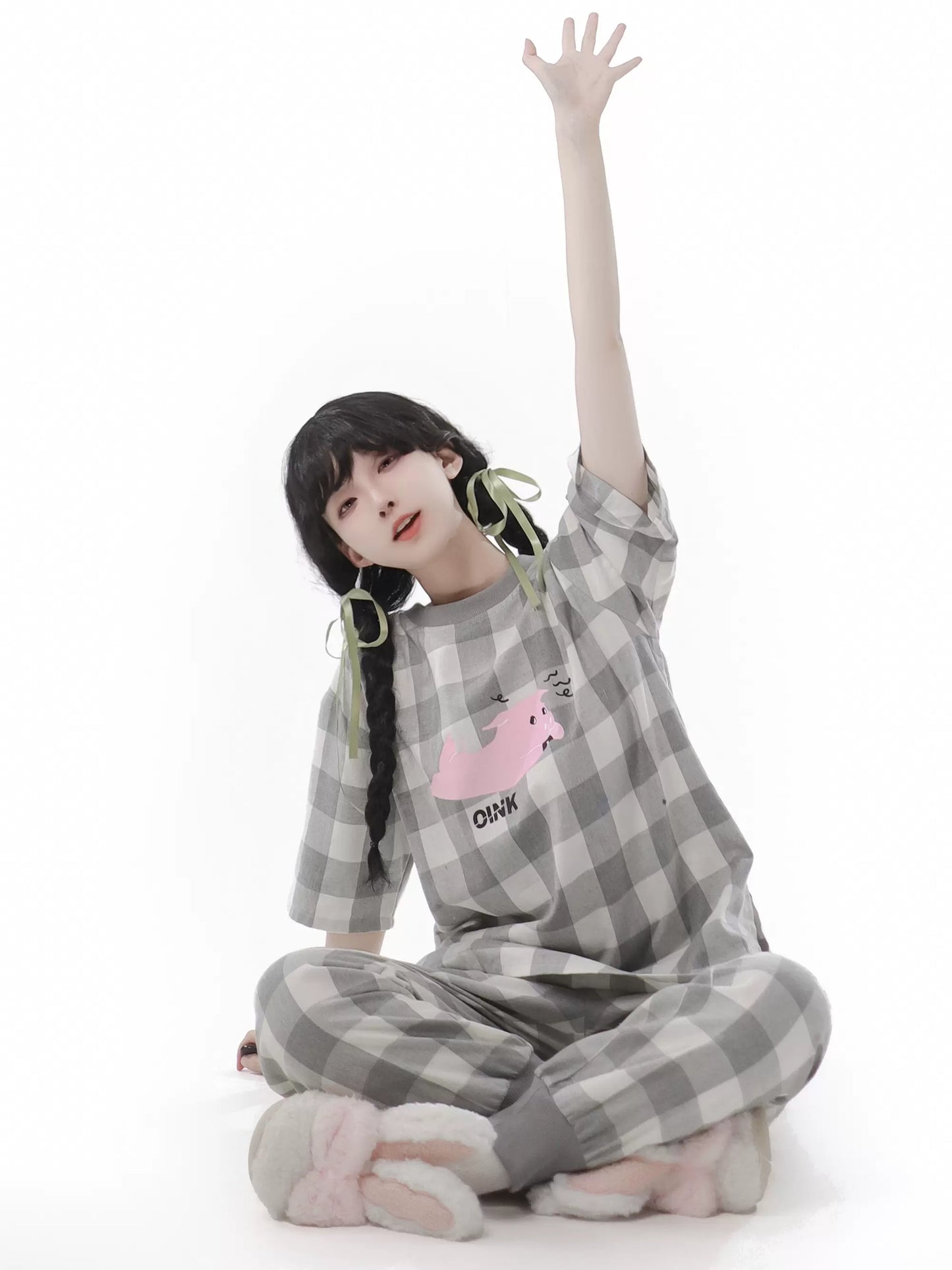 ソフトコットンパジャマ ラウンジウェア カジュアルチェック