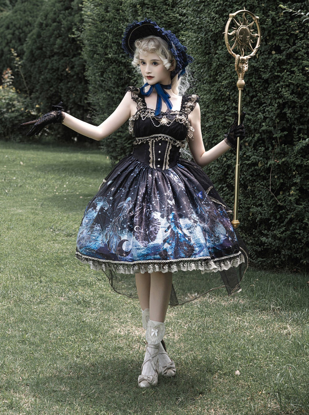 Gothic Lolita Dark Sass Skirt