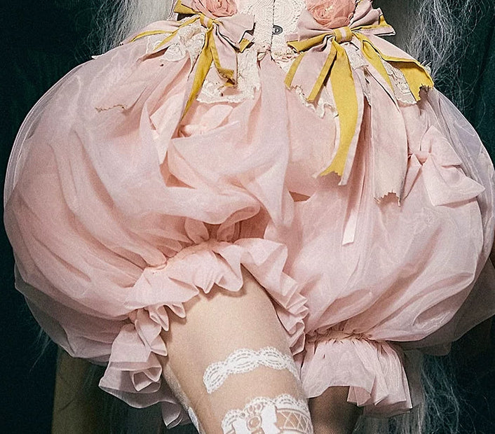 Classical Doll A-Line Petticoat & Pumpkin Bloomers Set
