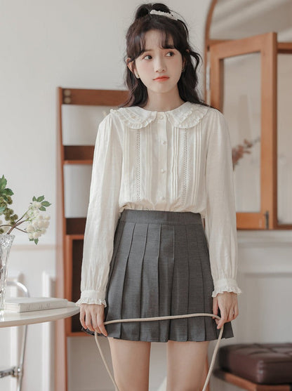 Retro Lace Doll Blouse Collar