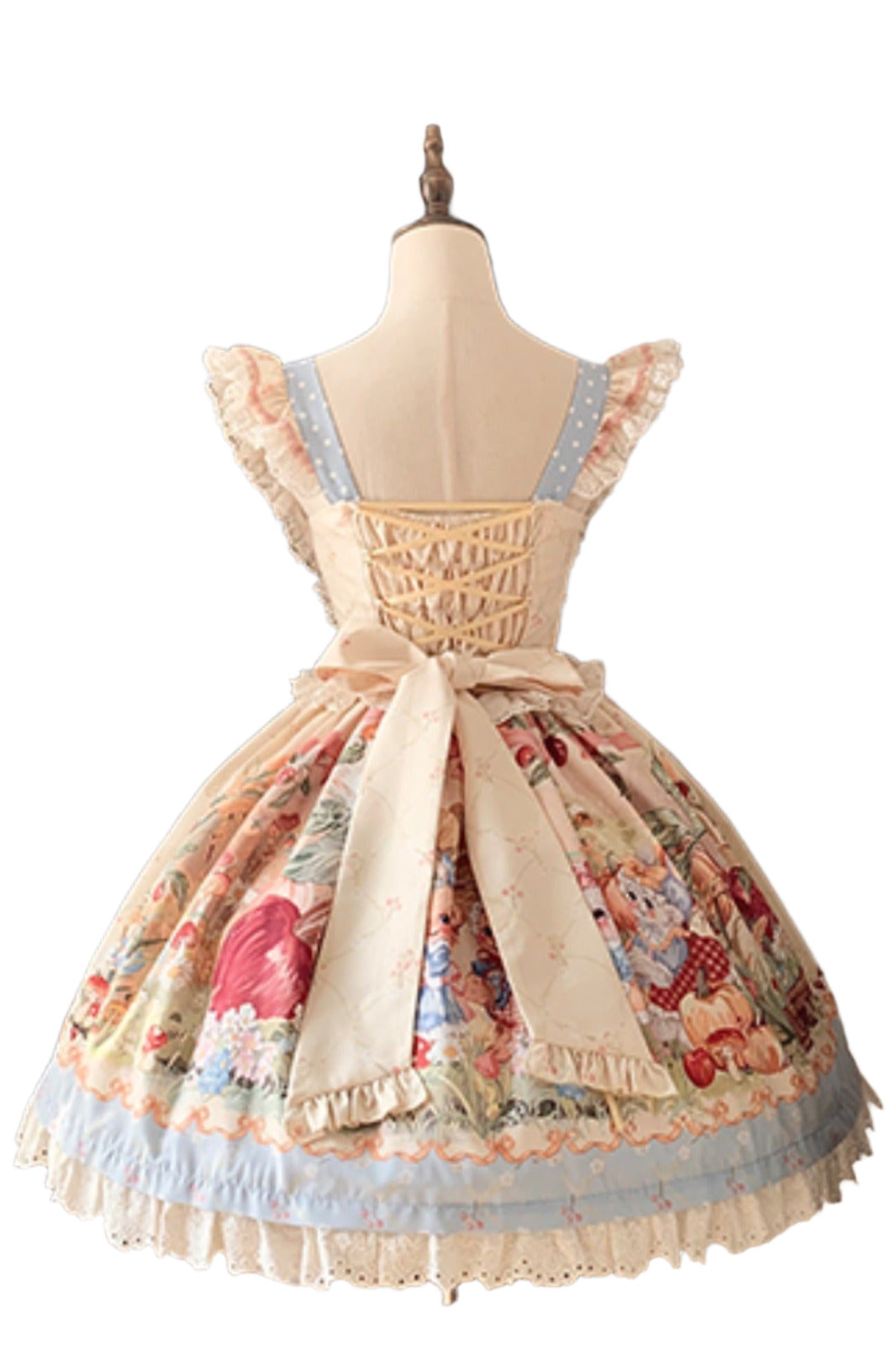 Schürze + Reservierungen Strapsdruckkleid Layered Carrot