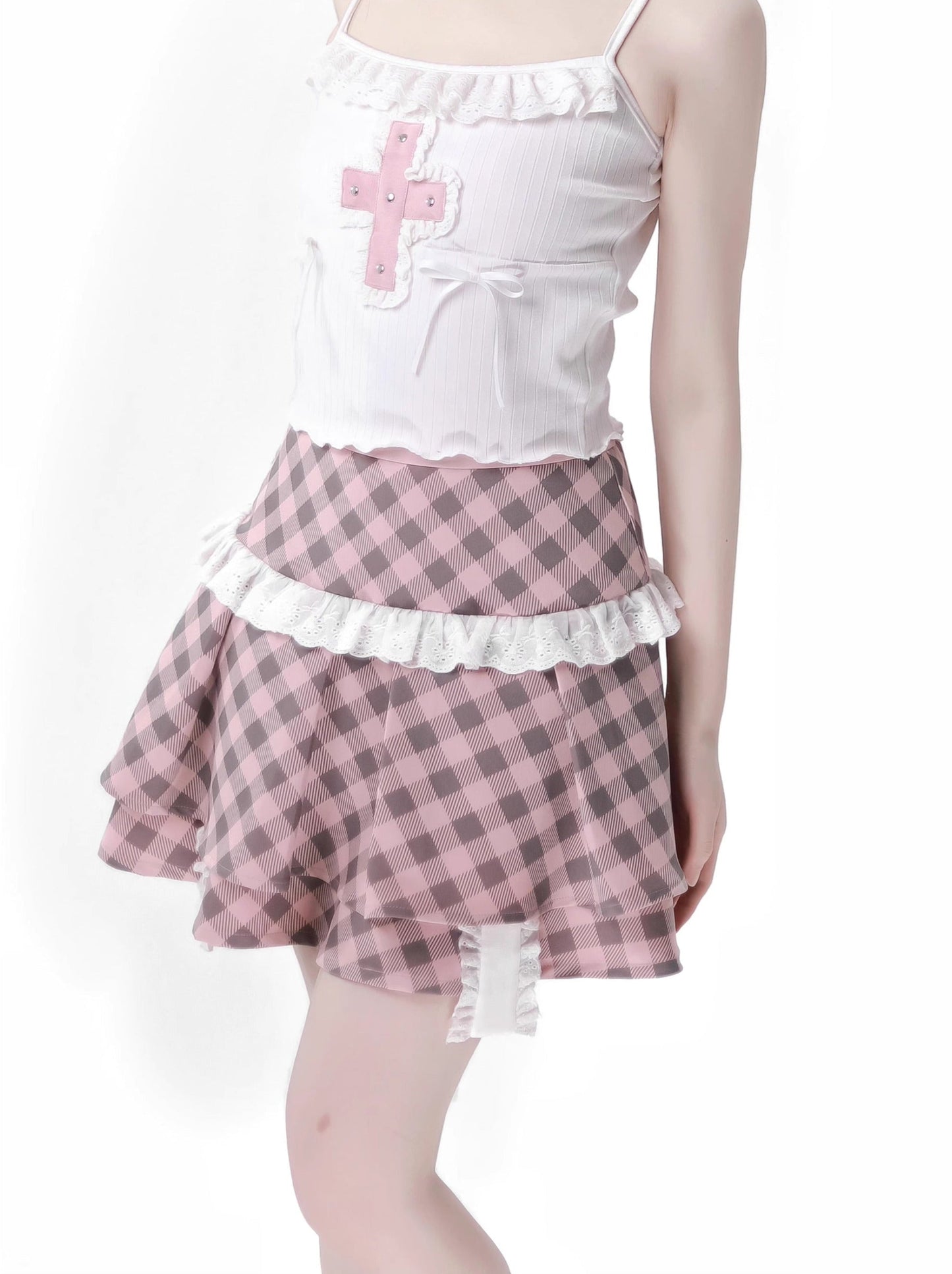 Cocoa Suit Black Peach Cardigan Knit Collar Sailor