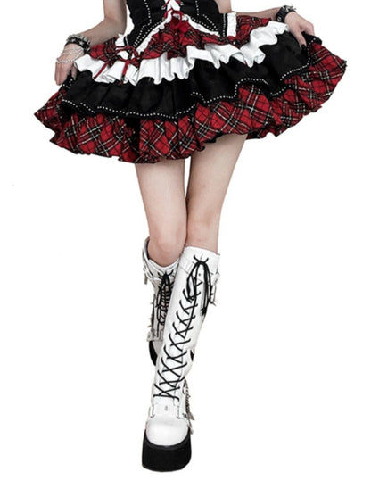 Platform Boots Toe Punk Style Round