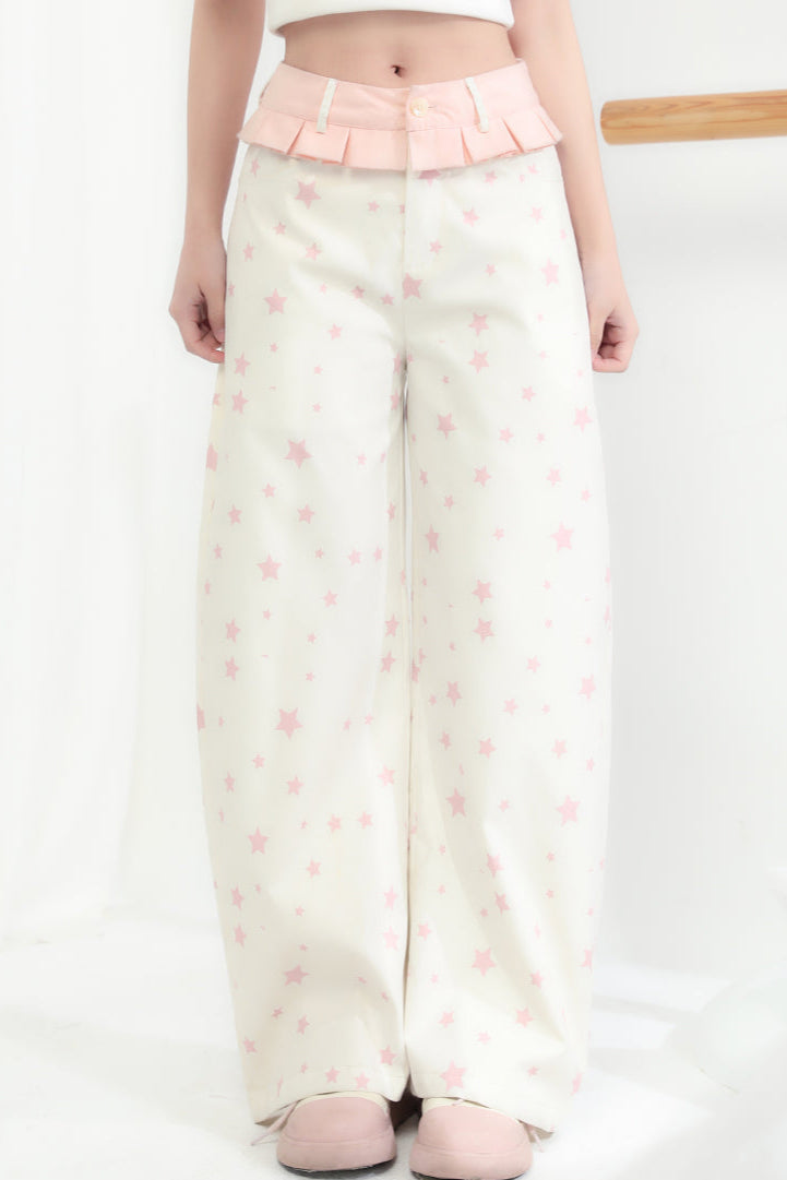 Shake Pants Wide Tube Head Spitzenbein