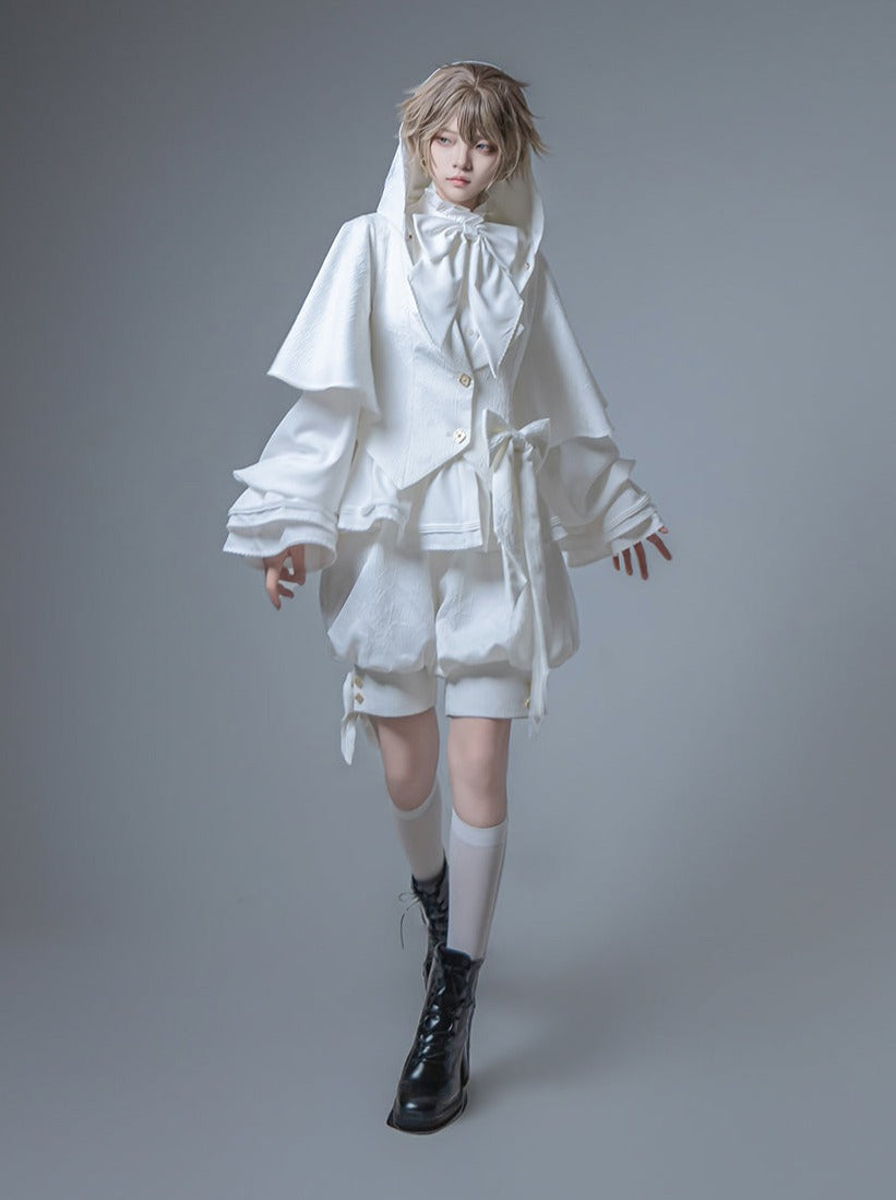 Kapuze + Shorts Bunny Pants + Ballon Langer Mantel Prince