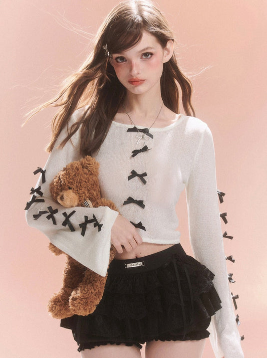 Schickes Girly Top Sweet Ribbon French