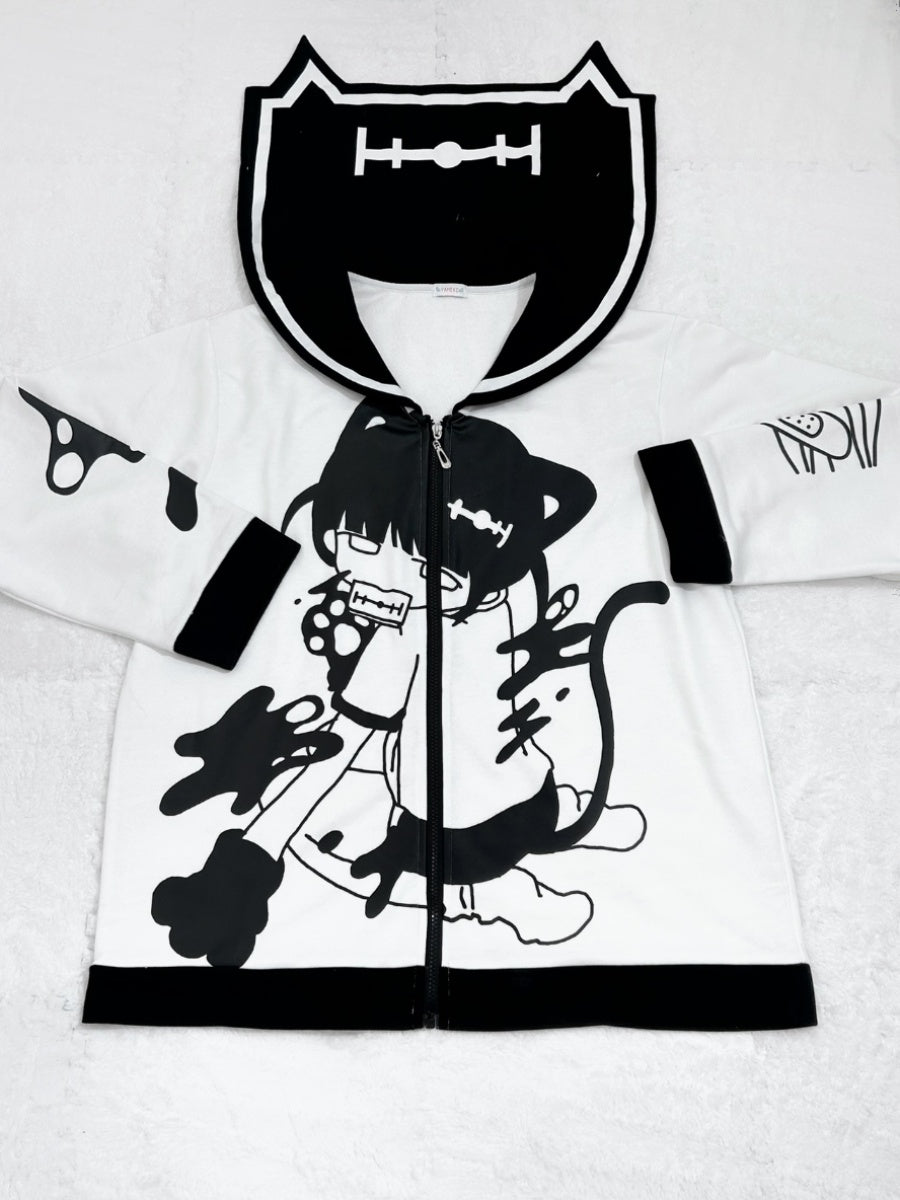 Subculture Tops Mine Cat Sailor